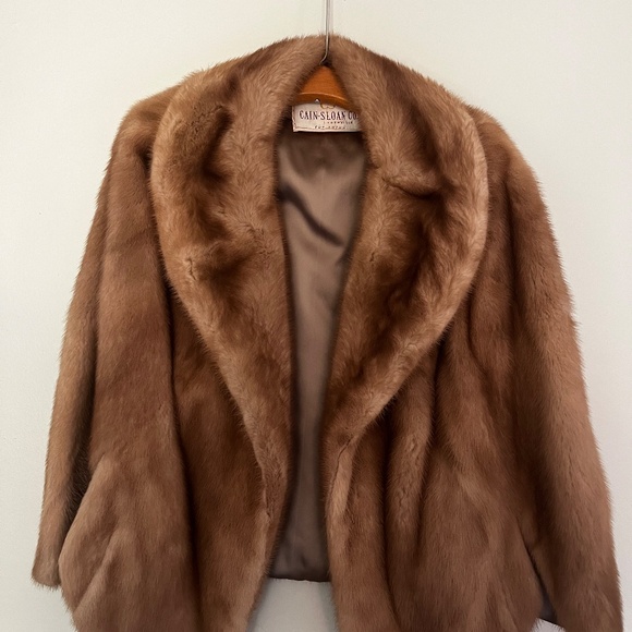 Vintage Mink Stole by Cain-Sloan Co. - GREAT CONDITION - Picture 1 of 5